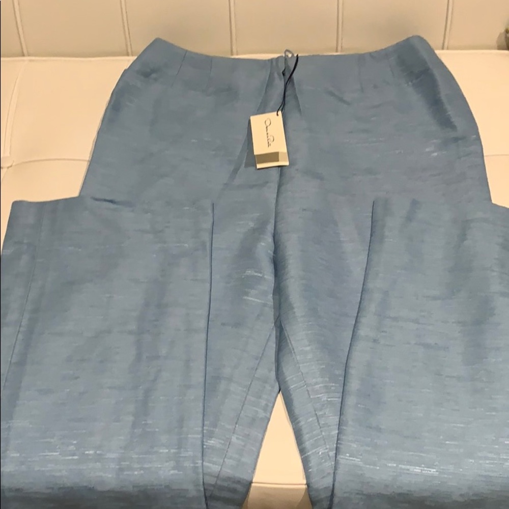Oscar De La Renta Periwinkle Blue Pants